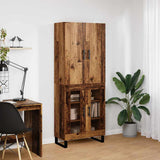 Highboard 2 pcs Old Wood 69.5 x 34 x 180 cm 3403198