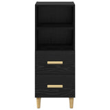 Sideboard Black oak 34 x 34.5 x 90 cm Engineered wood 880945