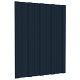 Roof Panel 36 pcs Anthracite 60 x 45 cm Galvanised steel 42052358