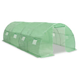 Greenhouse Green PE mesh fabric, Galvanised steel 45536