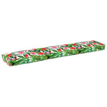 ZNTS Pallet Cushion for Bench Tropical Jungle 200x40x8 cm Oxford Fabric 42001687