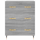 Highboard Grey Sonoma 69,5x34x180 cm Engineered Wood 3195833