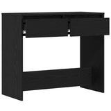 Console Table Black Oak 89x41x76.5 cm Engineered Wood 862081