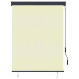 Outdoor Roller Blind 120x250 cm Cream 145965