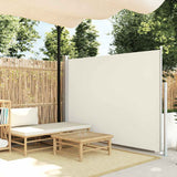 Patio Retractable Side Awning 170x300 cm Cream 48365