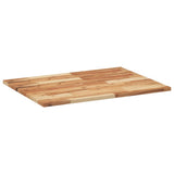 Bathroom Vanity Top Oil Finished 80x60x2 cm Solid Wood Acacia 3279699