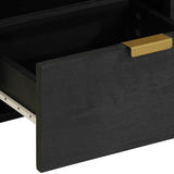 Bedside Cabinet Black 40x33x46 cm Engineered Wood 4017655