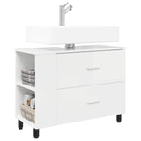 Bathroom Vanity Unit High Gloss White 80 x 35 x 60 cm 889389
