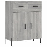 Sideboard Grey Sonoma 69.5x34x90 cm Engineered Wood 827994