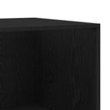 Wardrobe with Shelf Black Oak 50 x 50 x 200 cm Engineered Wood 3345123