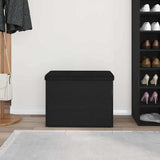 Storage Bench Black oak 62 x 42 x 45 cm Engineered Wood 862983