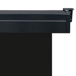 Balcony Side Awning 125x250 cm Black 48418