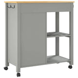 Kitchen Trolley MONZA 84x40x88.5 cm Solid Wood Pine 376116