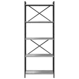 Bookshelf Grey sonoma 60 x 30 x 155 cm Engineered Wood 868386