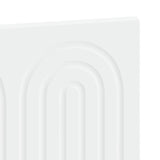 Wall-Mounted Headboard ALKMAAR White Engineered Wood 896265