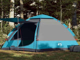 Camping Tent Cabin 4-Person Blue Quick Release 4005336