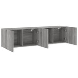 TV Cabinets Wall-mounted 2 pcs Grey Sonoma 80x30x41 cm 836963