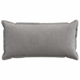 Cushion Cover 6 pcs HOUTEN Light Grey 40 x 80 cm Corduroy 918167