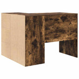 Corner Desk with Drawer Smoked Oak 102 x 88 x 75 cm 3337277
