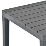Garden Table Anthracite 78x78x72 cm Plastic 48784