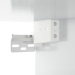 ZNTS 2 Piece Bathroom Cabinet Set High Gloss White Engineered Wood 3115864