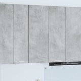 Hanging Cabinet with Door Riga Concrete Grey 40 x 31 x 100 cm 884341