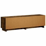 TV Stand 140 x 34.5 x 40 cm Smoked Oak Engineered Wood 8011491
