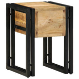 End Table Brown and Black 30 x 30 x 40 cm Solid Mango Wood 4016715