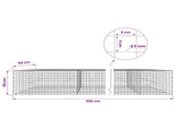 Gabion with 5 mm Wire and 5x5 cm Mesh 350x50x50 cm 3464233