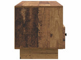 TV Cabinet Old Wood 102 x 34.5 x 50 cm Engineered Wood 893993