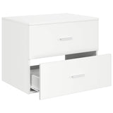 Wall-Mounted Bathroom Cabinet White 62.5 x 44.5 x 50 cm 890326
