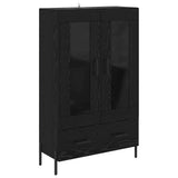 Highboard Corona Black Oak 69.5 x 31 x 115 cm Engineered Wood 882534