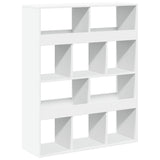 Bookcase White 100x33x125.5 cm Engineered Wood 3309357