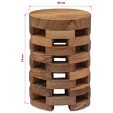 288808 Beside Cabinet 30x30x45 cm Solid Teak Wood