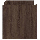 Coffee Table Brown oak 100x50x50 cm Engineered Wood 848366
