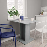 Dining Table Grey Sonoma 80x80x75 cm Engineered Wood 825823