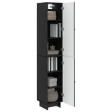 Cabinet Set 2 pcs Black 34.5 x 33 x 90 cm Engineered Wood 3416368