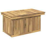 Garden Coffee Table Solid Acacia Wood Height Adjustable White 901707