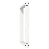 Dining Table Legs U-Shaped 2 pcs White 100x cm Steel 4012805