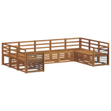 Sectional Sofa Set 9 pcs Natural 3375489