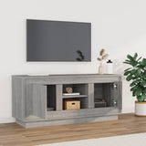 TV Cabinet Grey Sonoma 102x35x45 cm Engineered Wood 819866