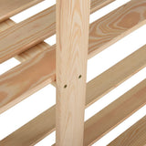 5-Tier Storage Rack 170x28.5x170 cm Solid Pinewood 327319