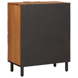 Sideboard Acacia Brown Finish 60 x 33 x 75 cm Solid Mango Wood 4017926