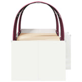 Bed with Tunnel 3 pcs White and Red Engineered Wood 3423549