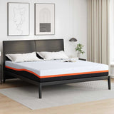 Mattress White and Grey 180 x 200 cm Memory Foam 4106308