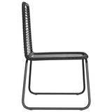 Dining Chair Set of 4 Black 313112