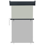 ZNTS Balcony Side Awning 105x250 cm Grey 48416