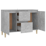 ZNTS Sideboard Concrete Grey 101x35x70 cm Engineered Wood 806107