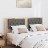 Headboard Other Brown and dark grey 140 cm Solid pine wood 879010