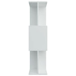 Book Cabinet/Room Divider White 80x24x96 cm Engineered Wood 800081